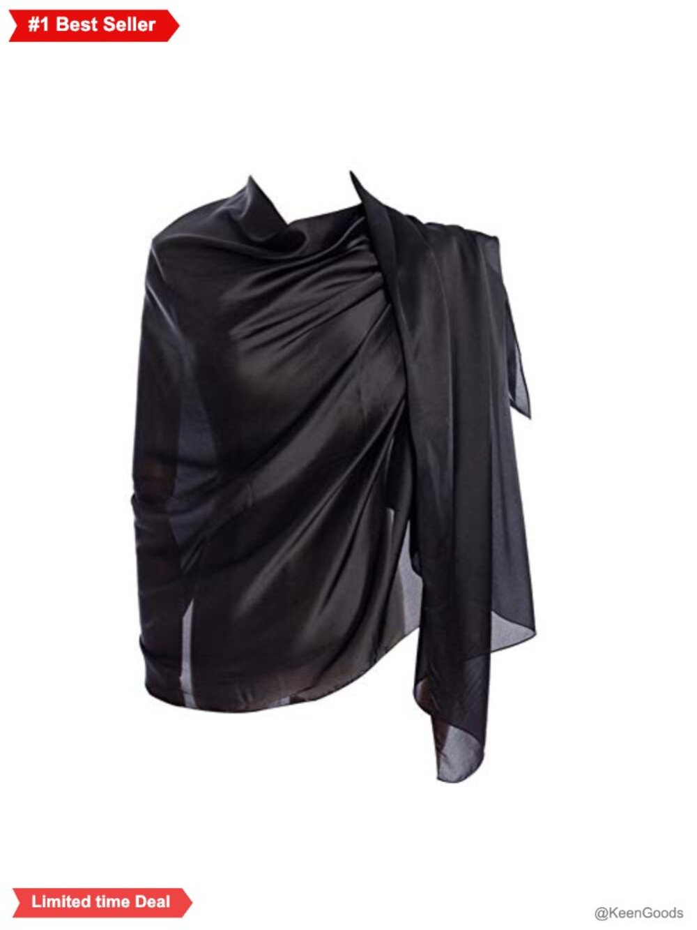 100% Silk Long Lightweight Scarf Shawl for Women